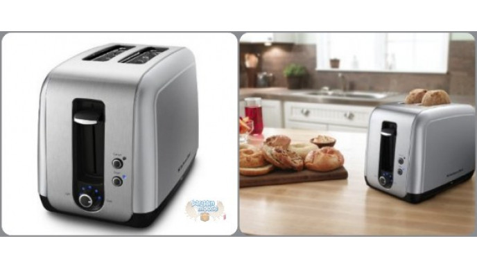 Amazon Canada: KitchenAid 2-Slice Toaster, Contour Silver $27.67 (Orig. $79.99)