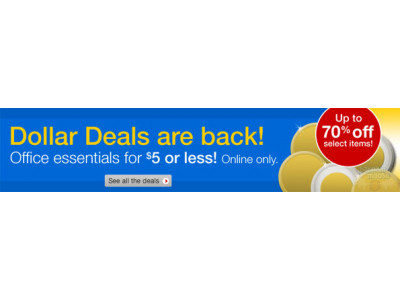 Staples Canada Dollar Deals! 