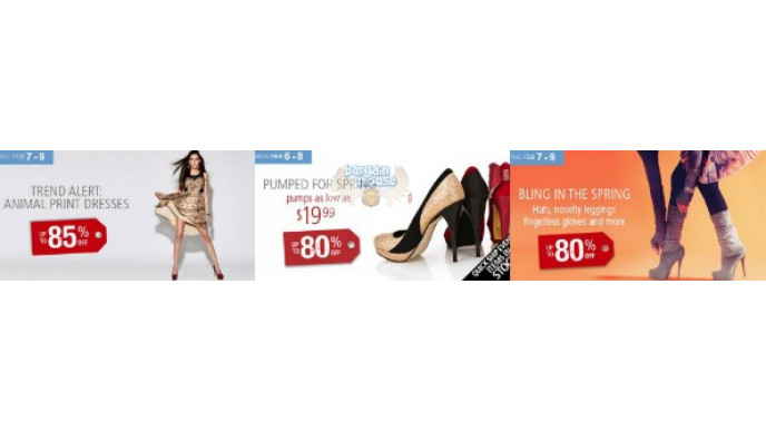 Beyond the Rack: Save up to 85% on Clothing and Shoes