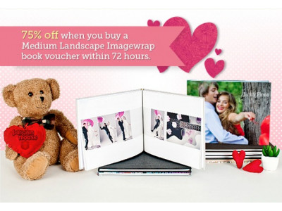 Photobook Canada: Medium Landscape Imagewrap Photobook 75% Off Now $22.60