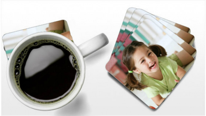 80% Off Personalized 4 Coaster Set Coupon - $9 Shipped @ Photobook Canada