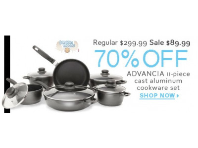 The Bay Canada: 70% Off Advancia Cookware - 48 Hr Sale