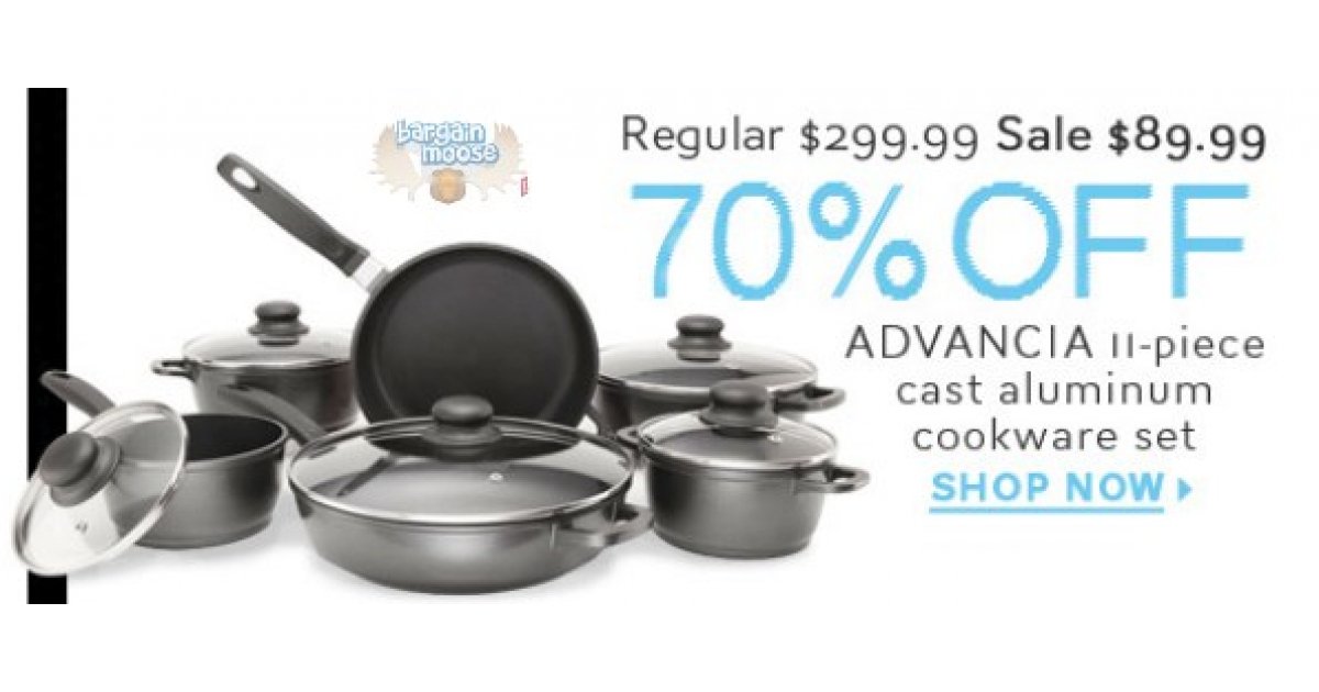The Bay Canada 70 Off Advancia Cookware 48 Hr Sale