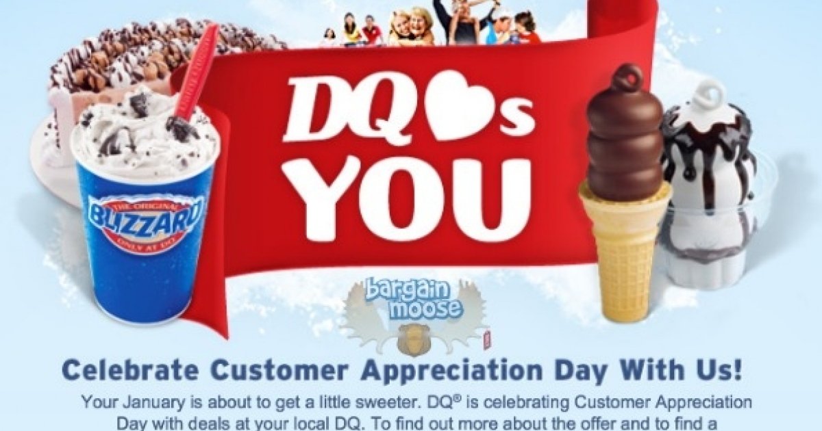 Dairy Queen Canada Customer Appreciation Days