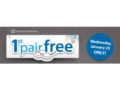 Canadian Freebie: Clearly Contacts Canada Free Glasses Giveaway Jan 25