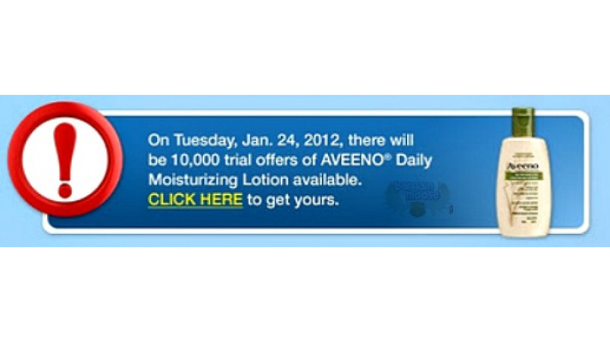 Living Well Canada: Free Sample Of Aveeno Moisturizing Lotion (Jan 24)