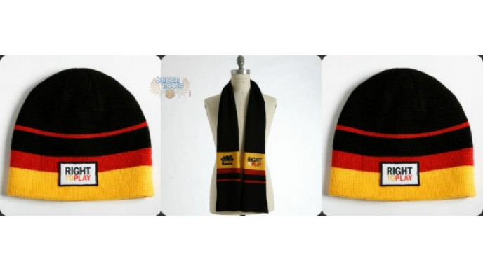 Roots Canada: Right to Play Touque & Scarf Sale