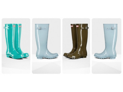Women's Original Tall Gloss Rain Boots were $165 now $99 & Free Shipping @ Hunter Canada