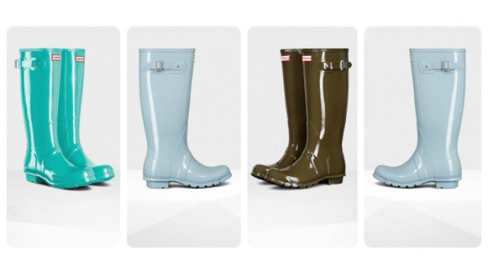 Women's Original Tall Gloss Rain Boots were $165 now $99 & Free Shipping @ Hunter Canada