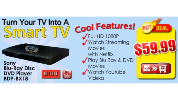 Pricematters Canada: Sony Blue Ray Player $59.99 + $10 Shipping