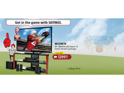 Future Shop Canada: Sony 46" LED HDTV Package $520 Off