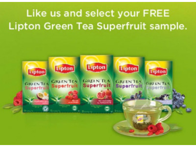 Canadian Freebie: Lipton Green Tea Superfruit Facebook Sample