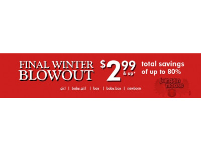 Children's Place Canada: Winter Blowout Sale 