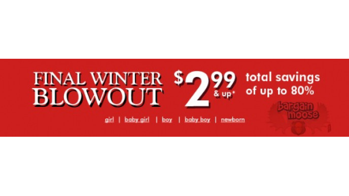 Children's Place Canada: Winter Blowout Sale