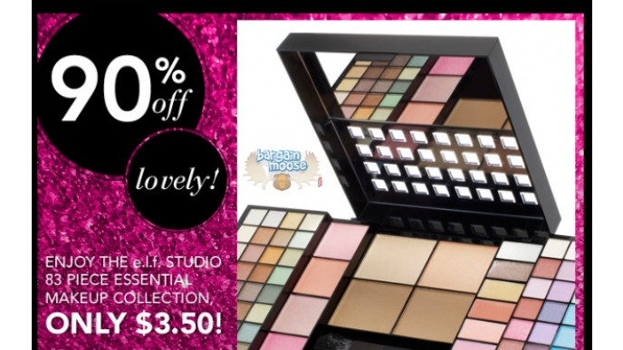 e.l.f cosmetics: 83 Piece Make-Up Collection For $3.50 When You Spend $25