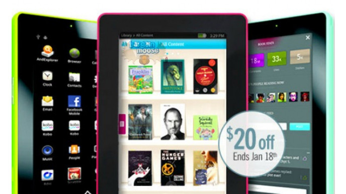 Chapters Canada: $20 Off Kobo Vox Now $179