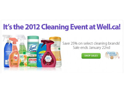 Well.ca: 25% Off Cleaning Products