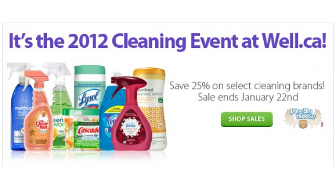 Well.ca: 25% Off Cleaning Products