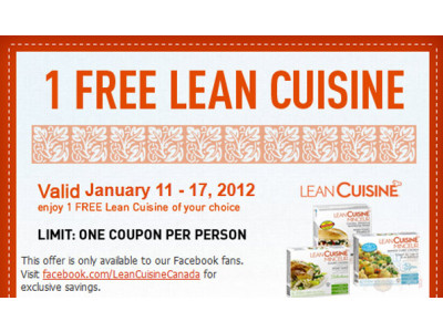 Free Lean Cuisine Food! 