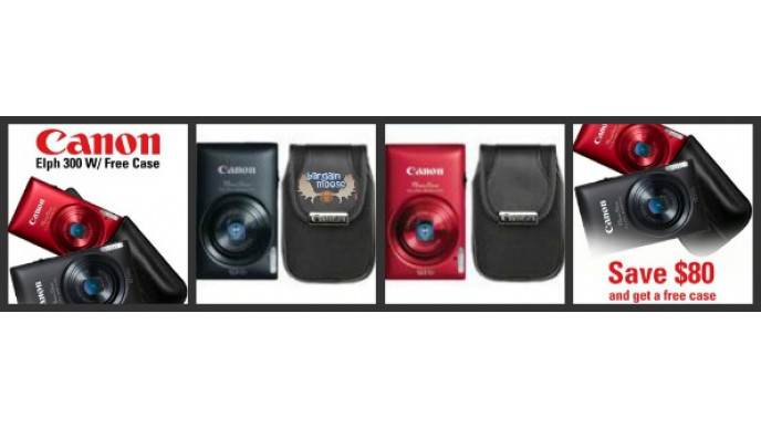 Don's Photo Canada: Save $80 On A Canon PowerShot 300 HS Elph With Free Case - Now $179.99