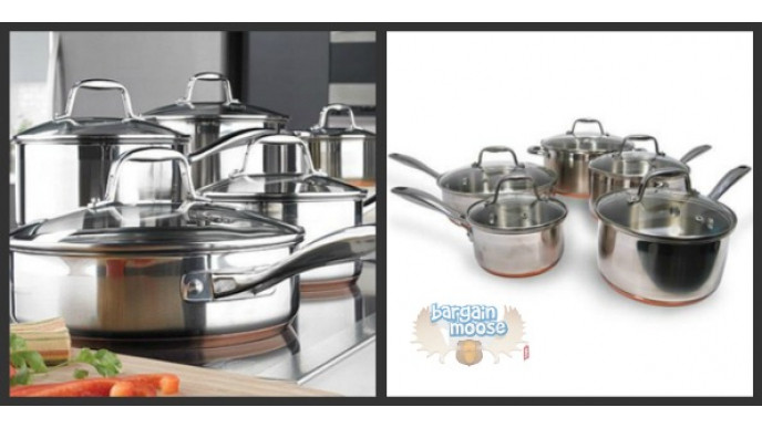 Sears Canada: $420 Off Kenmore Copper Bottom Cookware Set