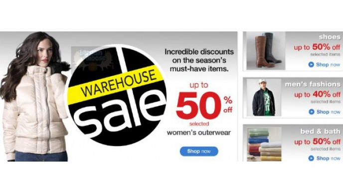 Sears Canada: Save up to 55% (Warehouse Sale)