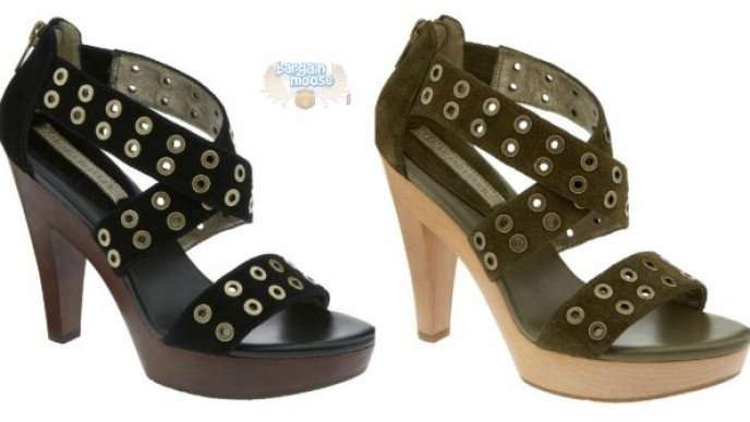 Banana Republic Canada: 69% off Bethel Suede Platform Sandal - Now $43.99