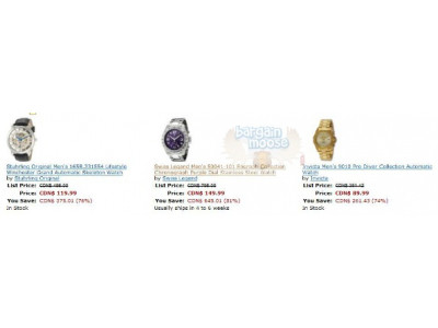 Amazon Canada: Men's and Women's Watches up to 82% Off