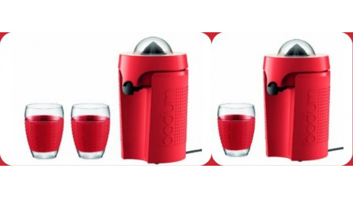 Amazon Canada: Bodum Bistro Electric Two Speed Citrus Juicer (Red) $39.97 (Was $80)