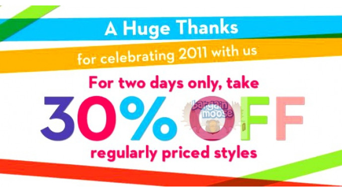 Gap Canada: Save 30% on Regular Priced Items 2 Days Only Coupon Code