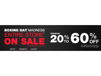 SportChek Canada Boxing Week Event Continues: Up To 60% Off