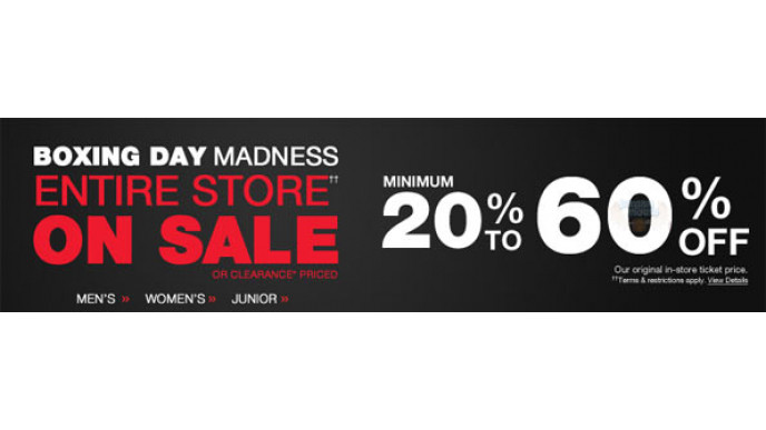 SportChek Canada Boxing Week Event Continues: Up To 60% Off