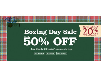 Roots Canada: Extra 20% Off Sale Items - Boxing Day Offer