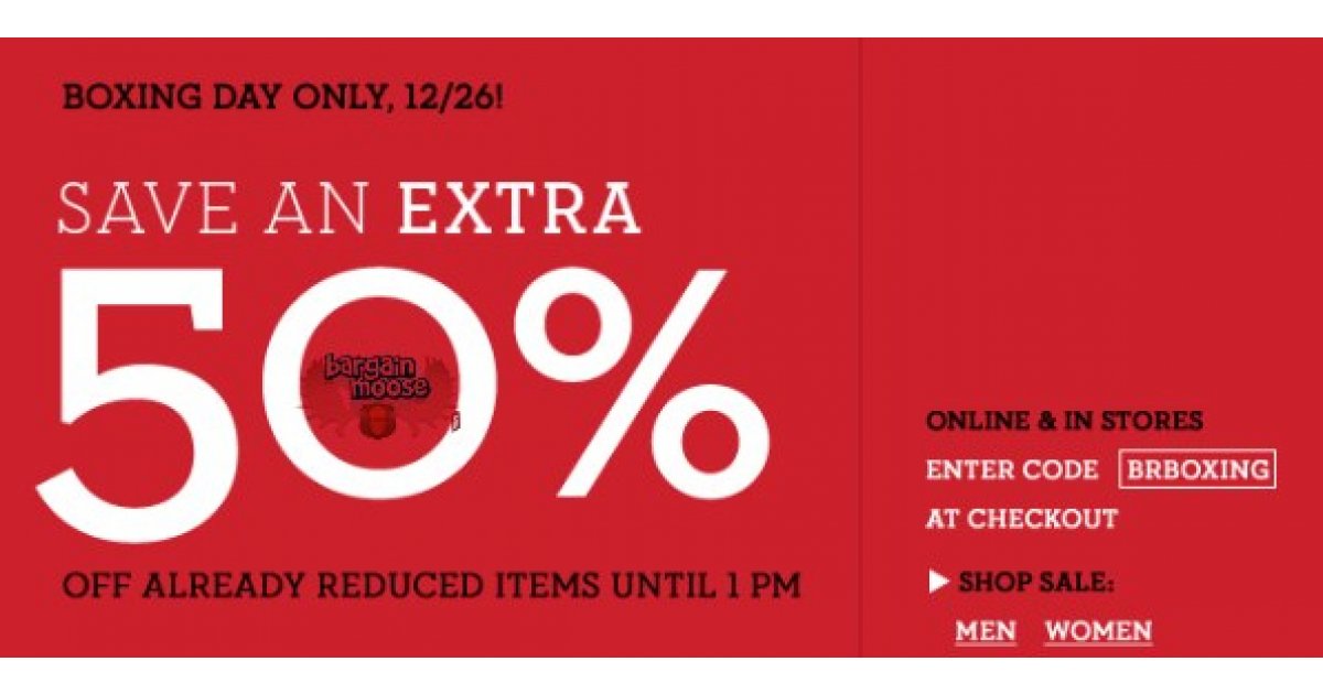 banana republic boxing day