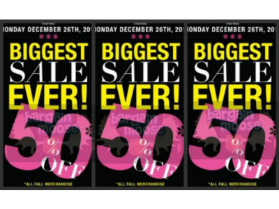 Suzy Shier Canada: Boxing Day Sale 50% Off All Fall Merchandise