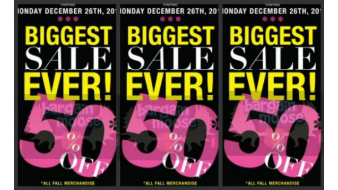 Suzy Shier Canada: Boxing Day Sale 50% Off All Fall Merchandise