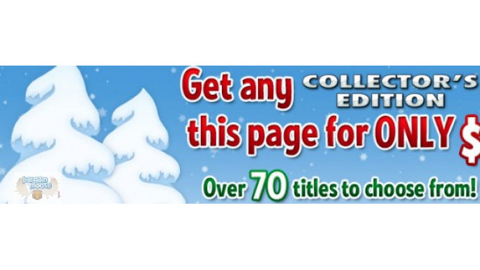 Big Fish Games: 80 Collector Editions Now $9.99 (US) Holiday Sale