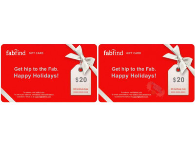Fab Find: 25% Off Fab Find Gift Cards Today Only 