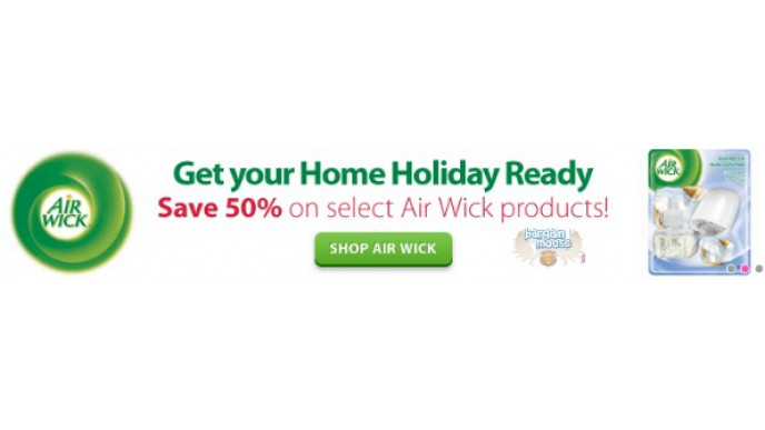 Well.ca: 50% off Select Air Wick Products