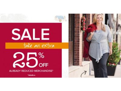 Penningtons Canada: Save an Additional 25% On Sale Merchandise
