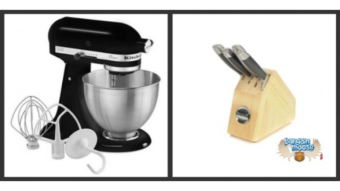 Sears Canada: 50% off KitchenAid Stand Mixer - now $199.99, & Free $70 Knife Block Set