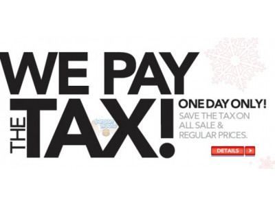 Sears Canada: Today Only Sears Pays The Tax! (Dec 15)