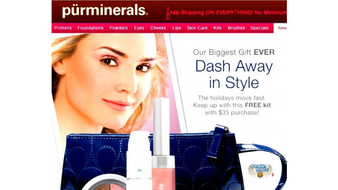 Pur Minerals: Free Gift Valued at $78 with Purchase of $35 or More