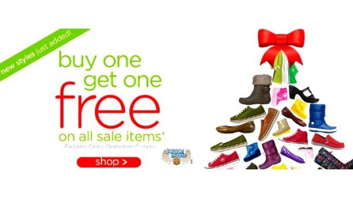 buy one get one free crocs