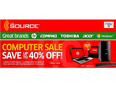 The Source Canada: Computer Sale Save up to 40% Off