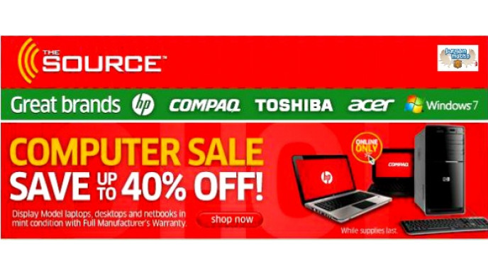 The Source Canada: Computer Sale Save up to 40% Off