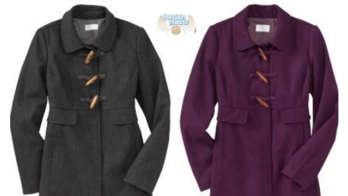Old Navy Canada: Women's Wool-Blend Toggle Coats $31.50 (Was $109.94)