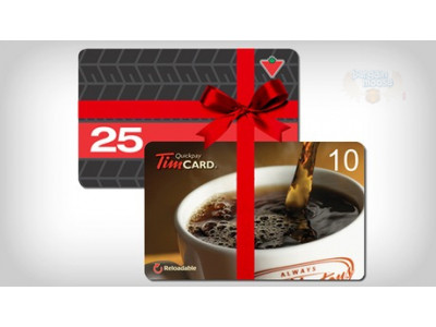 $20 for $35 Tim Hortons & Canadian Tire Gift Cards! 