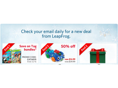Leapfrog Canada 12 Days of Christmas Deals!