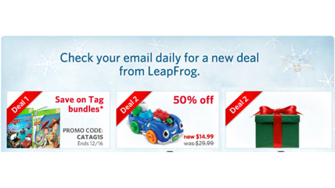 Leapfrog Canada 12 Days of Christmas Deals!